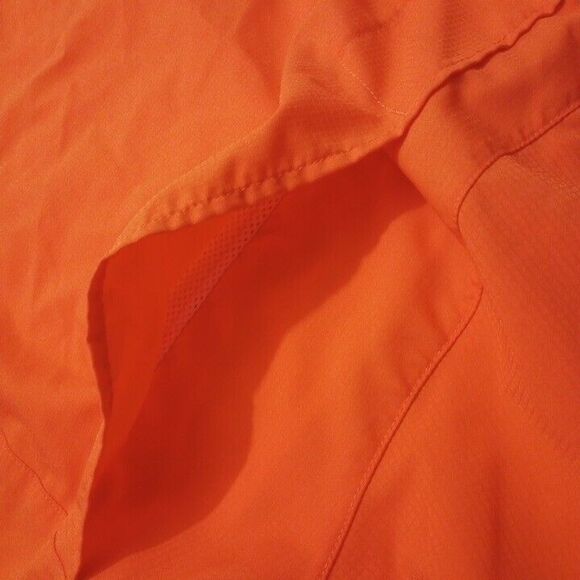 Columbia Men's Large Shirt Orange Auburn‎ Tigers Omni-Shade Button Up - Picture 8 of 10